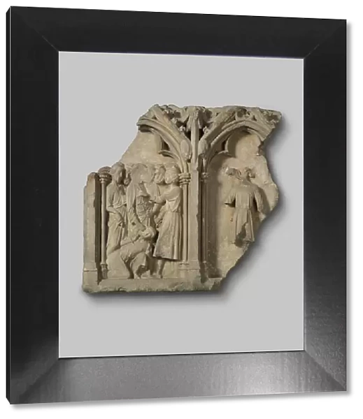 Fragment of an Altarpiece with the Betrayal of Christ and the Suicide of Judas, 1300  /  1325