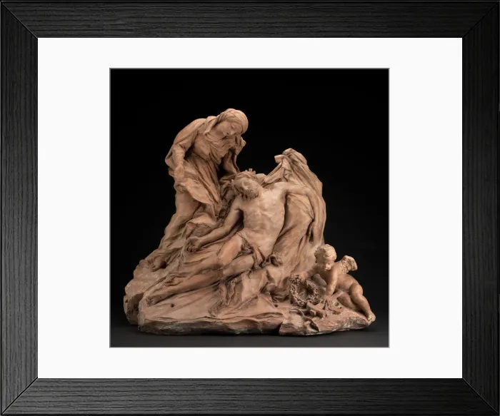 Framed Print : Pieta, c. 1686. Creator: Filippo Parodi Framed Print : Pieta, c. 1686. Creator: Filippo Parodi