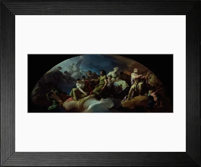 Framed Print : Old Testament Figures in Paradise, 1751 / 60. Creator: Francisco Bayeu Framed Print : Old Testament Figures in Paradise, 1751 / 60. Creator: Francisco Bayeu
