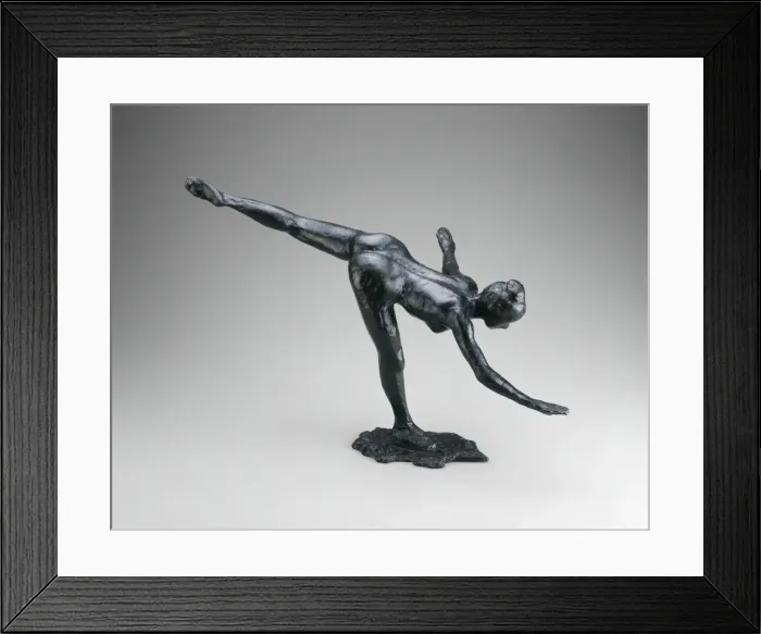 Framed Print : Arabesque, modeled 1885 / 90 (cast 1919 / 21). Creator: Edgar Degas Framed Print : Arabesque, modeled 1885 / 90 (cast 1919 / 21). Creator: Edgar Degas