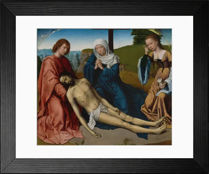 Framed Print : Lamentation over the Body of Christ, c. 1500. Creator: Gerard David Framed Print : Lamentation over the Body of Christ, c. 1500. Creator: Gerard David