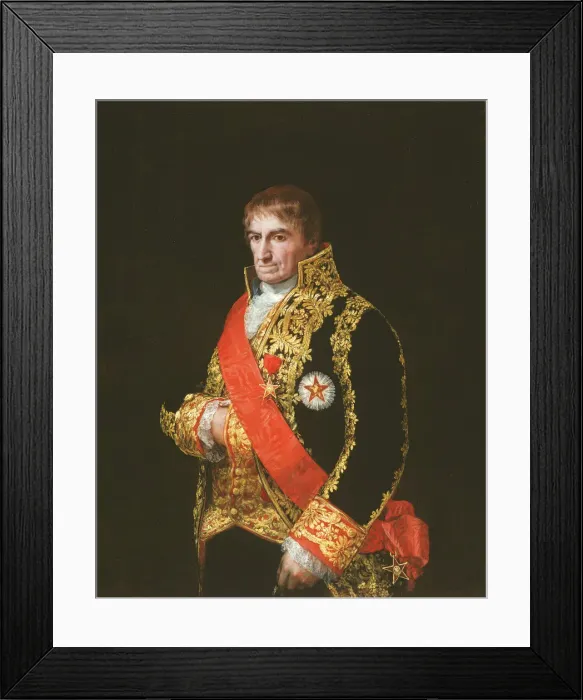 Framed Print : Portrait of General JoseManuel Romero, c. 1810. Creator: Francisco Goya Framed Print : Portrait of General JoseManuel Romero, c. 1810. Creator: Francisco Goya