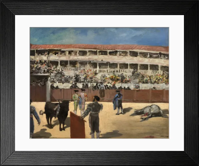 Framed Print : Bullfight, 1865 / 66. Creator: Edouard Manet Framed Print : Bullfight, 1865 / 66. Creator: Edouard Manet