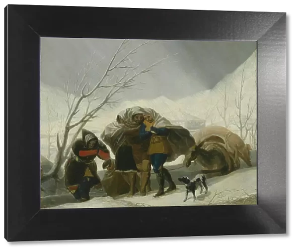Winter Scene, c. 1786. Creator: Francisco Goya