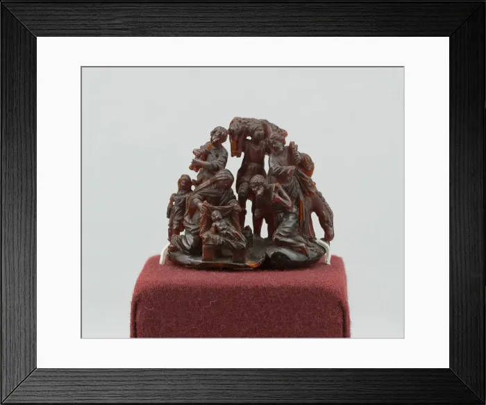 Framed Print : Adoration of the Christ Child, 1550 / 1600. Creator: Unknown Framed Print : Adoration of the Christ Child, 1550 / 1600. Creator: Unknown