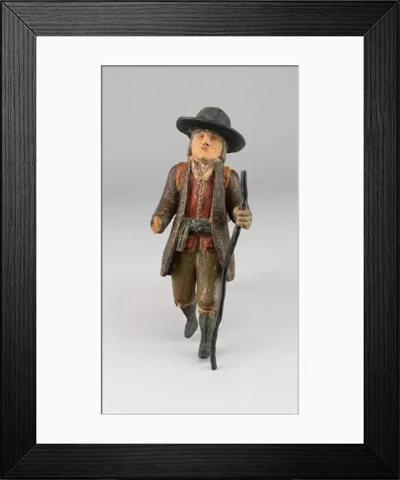 Framed Print : Striding Man, 1700 / 1900 ?. Creator: Unknown Framed Print : Striding Man, 1700 / 1900 ?. Creator: Unknown