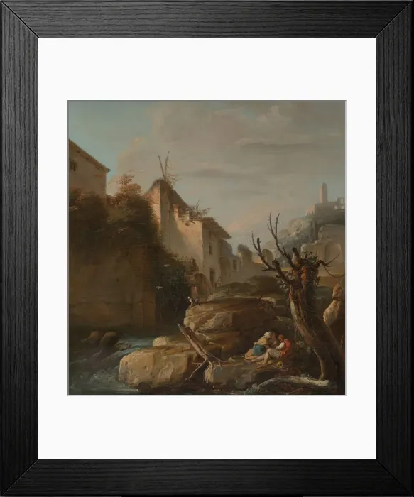 Framed Print : Appenine Landscape, About 1730. Creator: Francois Lemoyne Framed Print : Appenine Landscape, About 1730. Creator: Francois Lemoyne