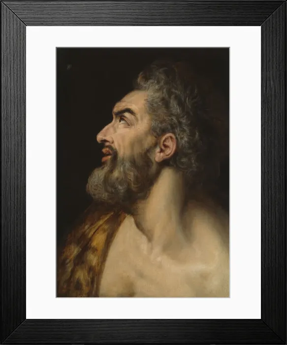 Framed Print : Study Head of a Bearded Man, c. 1565. Creator: Frans Floris Framed Print : Study Head of a Bearded Man, c. 1565. Creator: Frans Floris