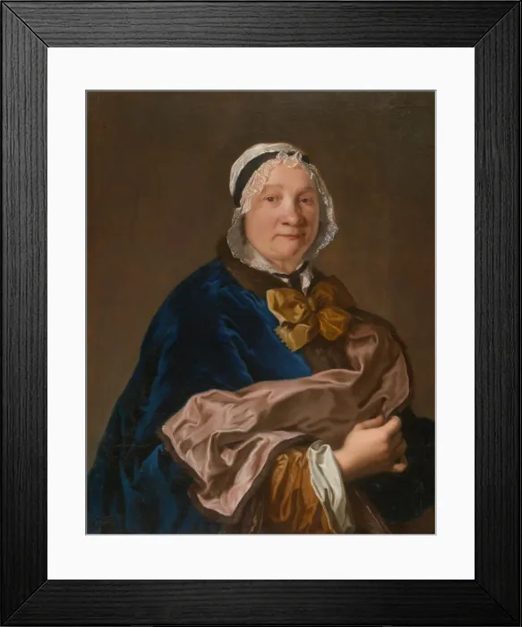 Framed Print : Portrait of a Lady, 1725 / 50. Creator: Unknown Framed Print : Portrait of a Lady, 1725 / 50. Creator: Unknown