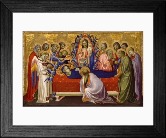 Framed Print : The Death of the Virgin, 1405 / 10. Creator: Gherardo di Jacopo Framed Print : The Death of the Virgin, 1405 / 10. Creator: Gherardo di Jacopo