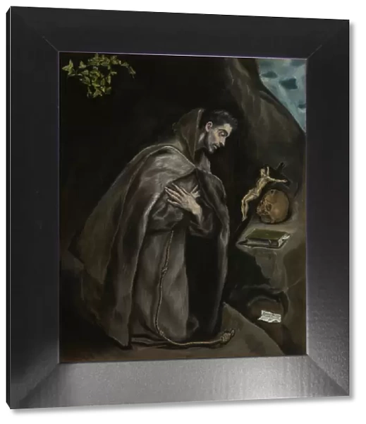 Saint Francis Kneeling in Meditation, 1595  /  1600. Creator: El Greco