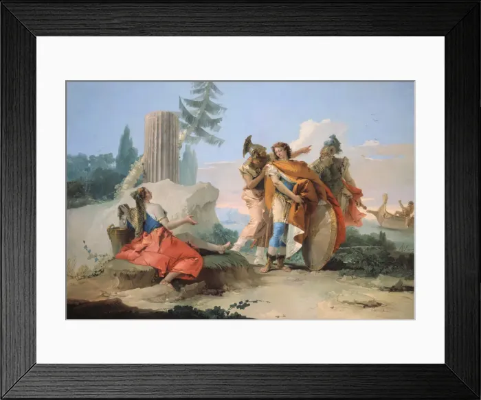 Framed Print : Armida Abandoned by Rinaldo, 1742 / 45. Creator: Giovanni Battista Tiepolo Framed Print : Armida Abandoned by Rinaldo, 1742 / 45. Creator: Giovanni Battista Tiepolo
