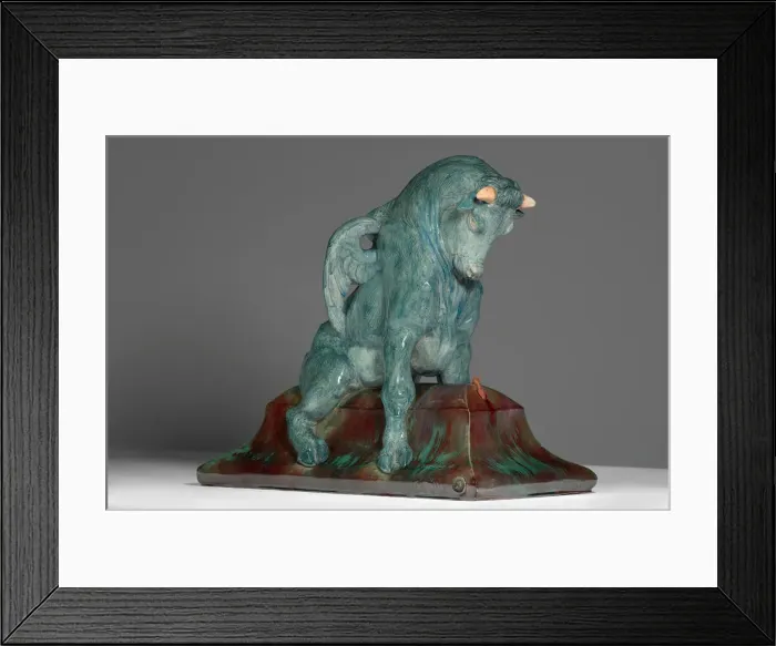 Framed Print : Bull, About 1896. Creator: Emmanuel Fremiet Framed Print : Bull, About 1896. Creator: Emmanuel Fremiet