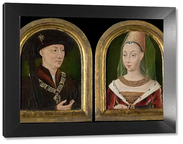 Philip the Good, Duke of Burgundy; Isabelle of Bourbon (?), c. 1520  /  30. Creator: Unknown