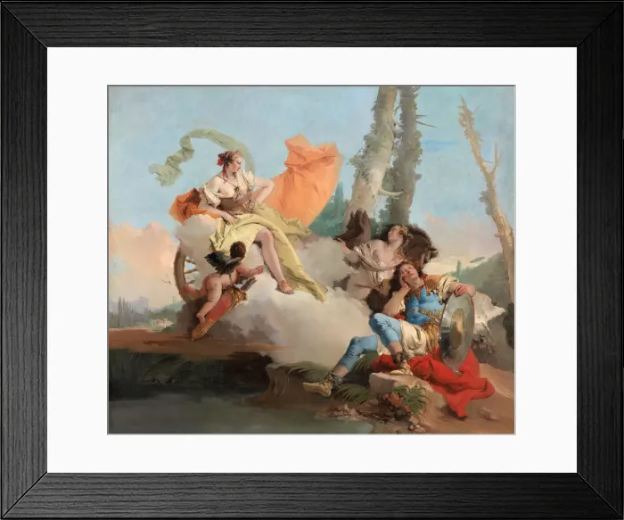 Framed Print : Armida Encounters the Sleeping Rinaldo, 1742 / 45. Creator: Giovanni Battista Tiepolo Framed Print : Armida Encounters the Sleeping Rinaldo, 1742 / 45. Creator: Giovanni Battista Tiepolo