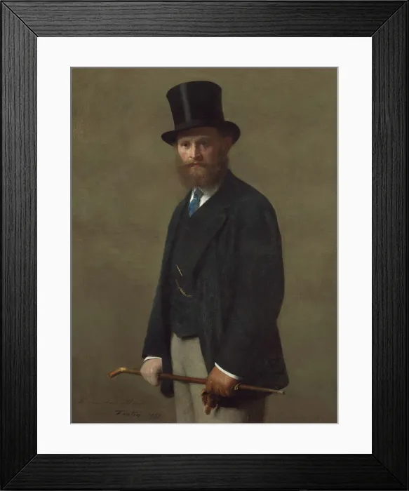 Framed Print : Edouard Manet, 1867. Creator: Henri Fantin-Latour Framed Print : Edouard Manet, 1867. Creator: Henri Fantin-Latour