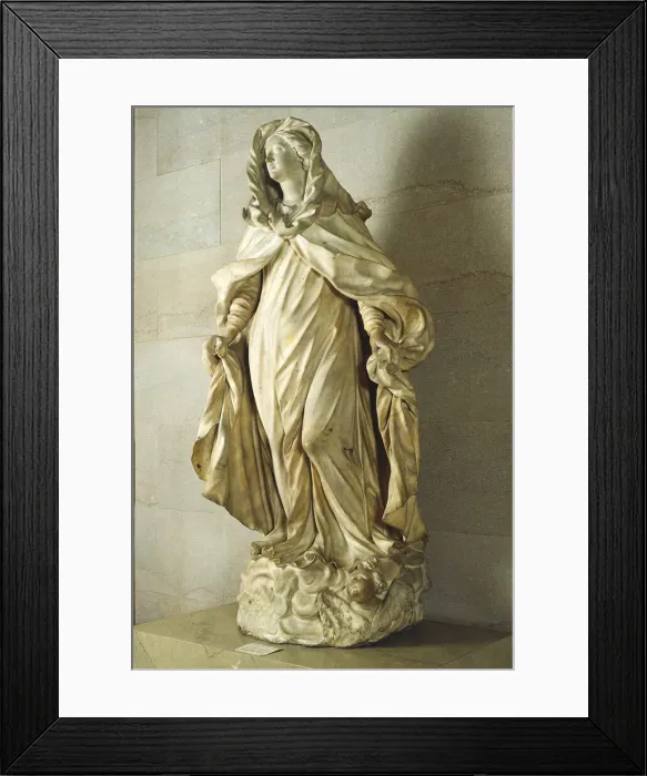 Framed Print : Madonna, 1700 / 10. Creator: Unknown Framed Print : Madonna, 1700 / 10. Creator: Unknown