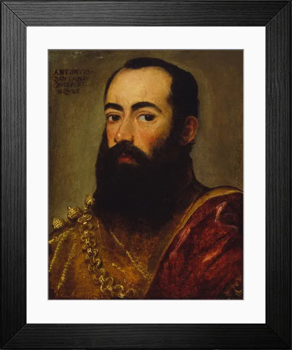 Framed Print : Portrait Presumed to Be of Antonio Zantani, 1550 / 60. Creator: Unknown Framed Print : Portrait Presumed to Be of Antonio Zantani, 1550 / 60. Creator: Unknown