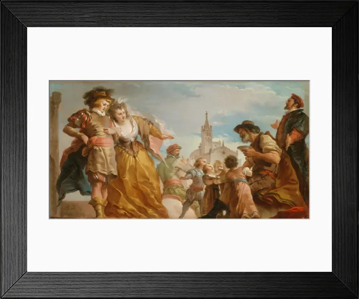 Framed Print : The Meeting of Gautier, Count of Antwerp, and his Daughter, Violante, c. 1787 Framed Print : The Meeting of Gautier, Count of Antwerp, and his Daughter, Violante, c. 1787