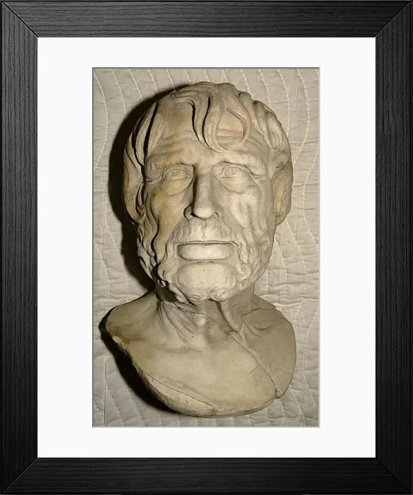 Framed Print : Bust of Seneca, 1500 / 1600. Creator: Unknown Framed Print : Bust of Seneca, 1500 / 1600. Creator: Unknown
