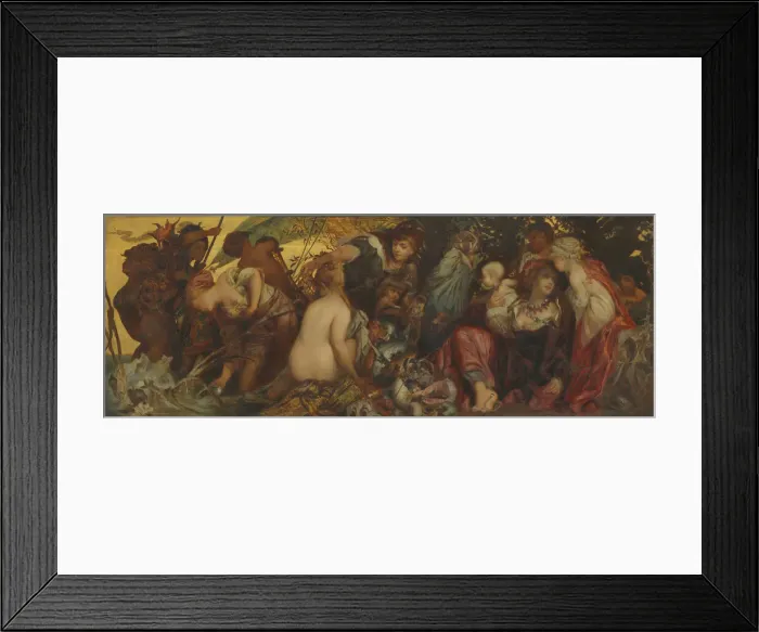 Framed Print : Treasures of the Sea, c. 1870 / 75. Creator: Hans Makart Framed Print : Treasures of the Sea, c. 1870 / 75. Creator: Hans Makart