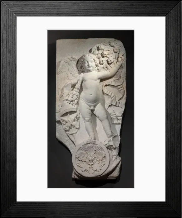 Framed Print : Putto with Papal Insignia, 1475 / 1500. Creator: Unknown Framed Print : Putto with Papal Insignia, 1475 / 1500. Creator: Unknown