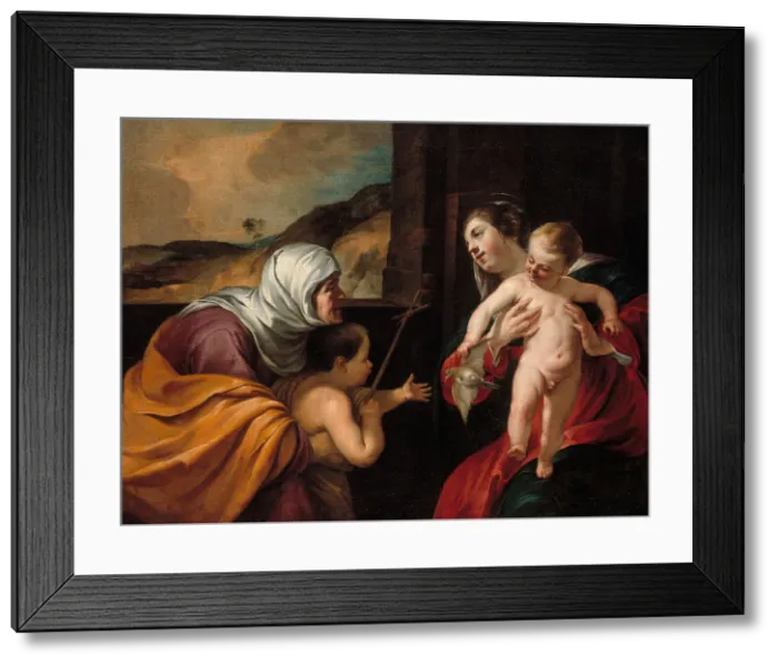 Framed Print : Virgin and Child with Saint Elizabeth and the Infant Saint John the Baptist, 1628 / 29 Framed Print : Virgin and Child with Saint Elizabeth and the Infant Saint John the Baptist, 1628 / 29