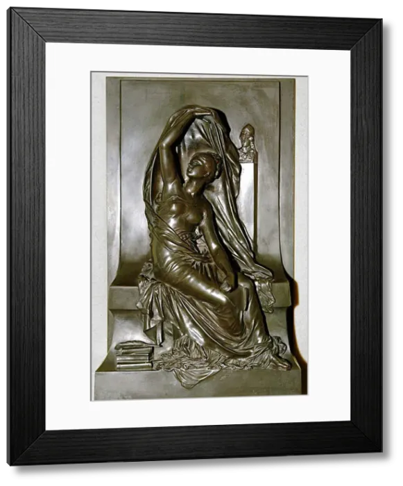 Framed Print : La Pensee, c. 1900. Creator: Henri Chapu Framed Print : La Pensee, c. 1900. Creator: Henri Chapu