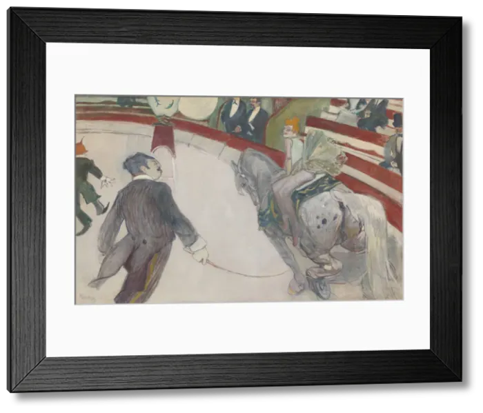 Framed Print : Equestrienne (At the Cirque Fernando), 1887 / 88. Creator: Henri de Toulouse-Lautrec Framed Print : Equestrienne (At the Cirque Fernando), 1887 / 88. Creator: Henri de Toulouse-Lautrec