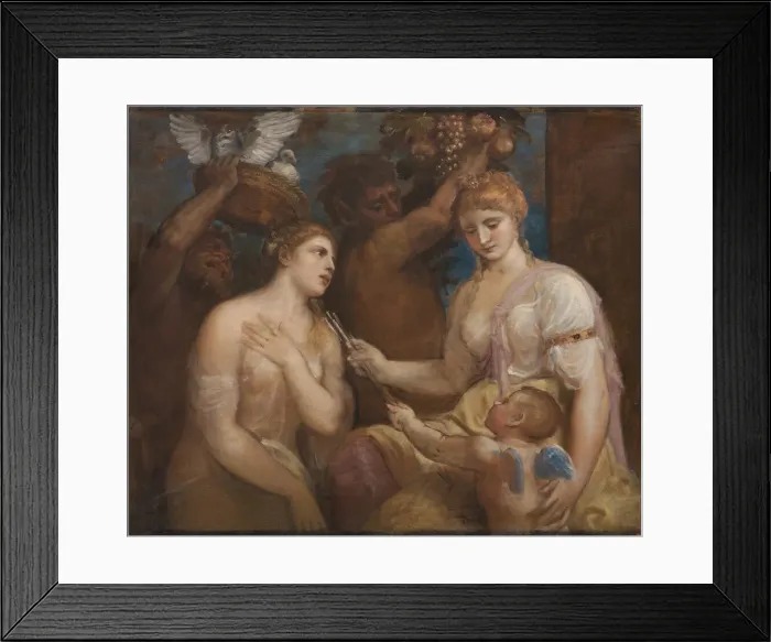 Framed Print : Allegory of Venus and Cupid, c. 1600. Creator: Unknown Framed Print : Allegory of Venus and Cupid, c. 1600. Creator: Unknown
