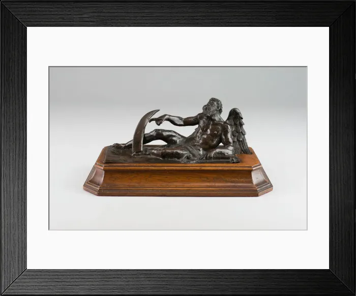 Framed Print : Father Time, 1500 / 1600. Creator: Unknown Framed Print : Father Time, 1500 / 1600. Creator: Unknown