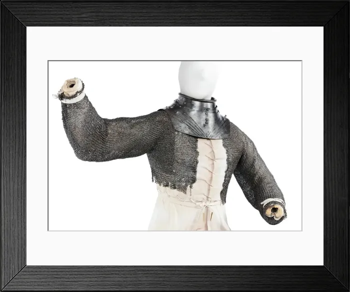 Framed Print : Pair of Mail Sleeves, , 1550 / 1600. Creator: Unknown Framed Print : Pair of Mail Sleeves, , 1550 / 1600. Creator: Unknown