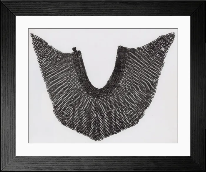 Framed Print : Collar of Mail, Europe, late 15th century. Creator: Unknown Framed Print : Collar of Mail, Europe, late 15th century. Creator: Unknown