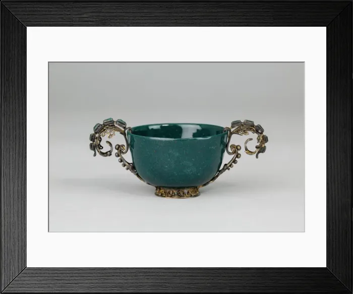 Framed Print : Bowl, Europe, Mounts: 17th century. Creator: Unknown Framed Print : Bowl, Europe, Mounts: 17th century. Creator: Unknown