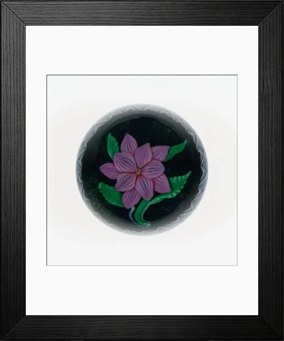 Framed Print : Paperweight, Saint-Louis, c. 1848-55. Creator: Saint-Louis Glassworks Framed Print : Paperweight, Saint-Louis, c. 1848-55. Creator: Saint-Louis Glassworks