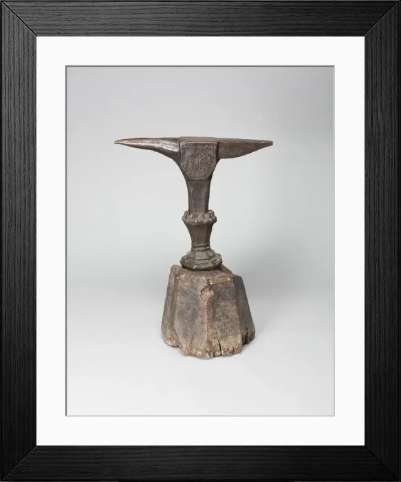 Framed Print : Bickom (Anvil), Europe, 17th / 18th century (?). Creator: Unknown Framed Print : Bickom (Anvil), Europe, 17th / 18th century (?). Creator: Unknown