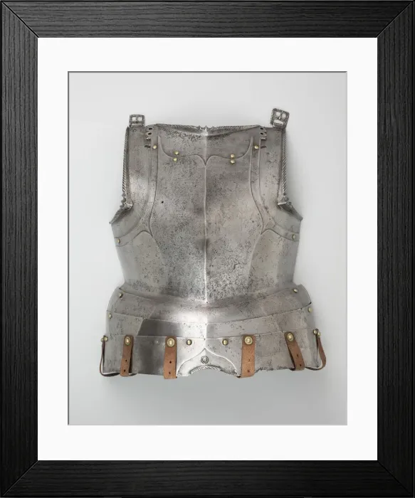 Framed Print : Breastplate with Associated Fauld, Germany, northern, c. 1570. Creator: Unknown Framed Print : Breastplate with Associated Fauld, Germany, northern, c. 1570. Creator: Unknown