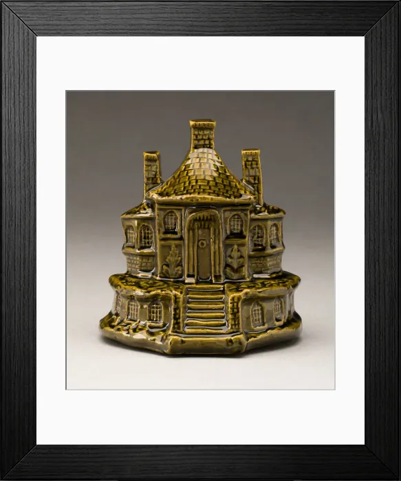 Framed Print : Chimney Ornament, Staffordshire, 1887. Creator: Staffordshire Potteries Framed Print : Chimney Ornament, Staffordshire, 1887. Creator: Staffordshire Potteries