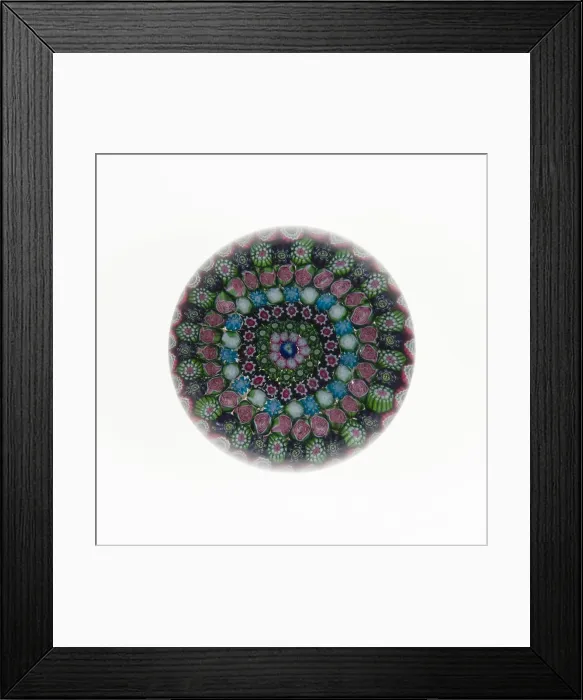 Framed Print : Paperweight, Saint-Louis, c. 1846-55. Creator: Saint-Louis Glassworks Framed Print : Paperweight, Saint-Louis, c. 1846-55. Creator: Saint-Louis Glassworks