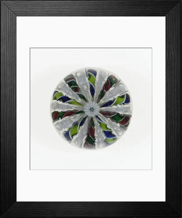 Framed Print : Paperweight, Saint-Louis, c. 1845-55. Creator: Saint-Louis Glassworks Framed Print : Paperweight, Saint-Louis, c. 1845-55. Creator: Saint-Louis Glassworks