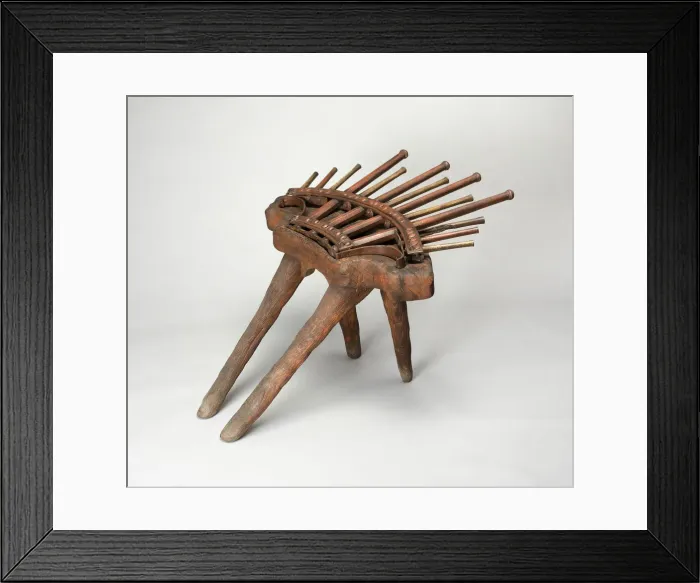 Framed Print : Thirteen-Barrel Organ Gun with Stand, Europe, 17th century. Creator: Unknown Framed Print : Thirteen-Barrel Organ Gun with Stand, Europe, 17th century. Creator: Unknown