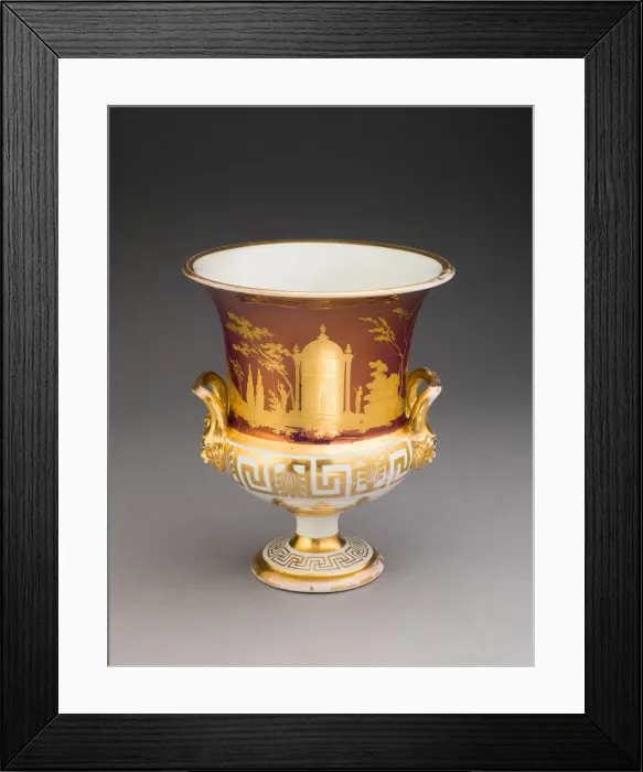 Framed Print : Urn, Staffordshire, 1805 / 10. Creator: Staffordshire Potteries Framed Print : Urn, Staffordshire, 1805 / 10. Creator: Staffordshire Potteries