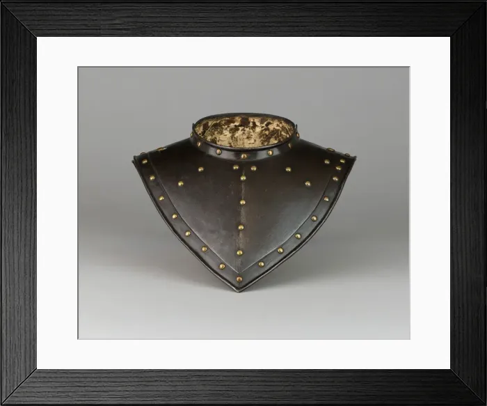 Framed Print : Gorget, Germany, 1620 / 50. Creator: Unknown Framed Print : Gorget, Germany, 1620 / 50. Creator: Unknown