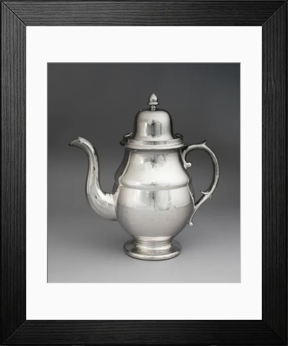 Framed Print : Chocolate Pot, Staffordshire, 1810 / 20. Creator: Staffordshire Potteries Framed Print : Chocolate Pot, Staffordshire, 1810 / 20. Creator: Staffordshire Potteries