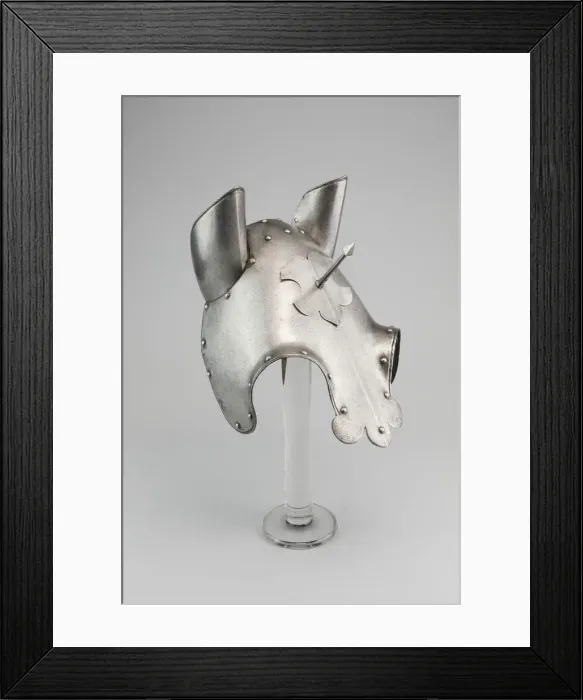 Framed Print : Half-Shaffron, Europe, c. 1560. Creator: Unknown Framed Print : Half-Shaffron, Europe, c. 1560. Creator: Unknown