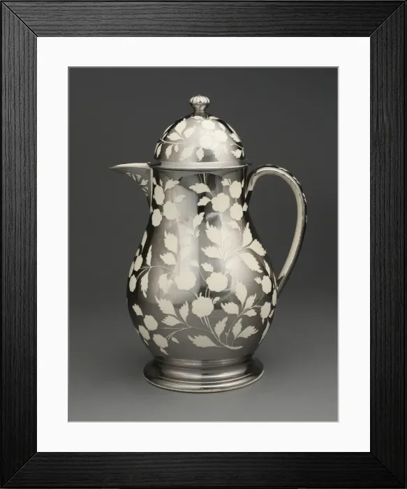 Framed Print : Jug with Cover, Staffordshire, 1810 / 20. Creator: Staffordshire Potteries Framed Print : Jug with Cover, Staffordshire, 1810 / 20. Creator: Staffordshire Potteries