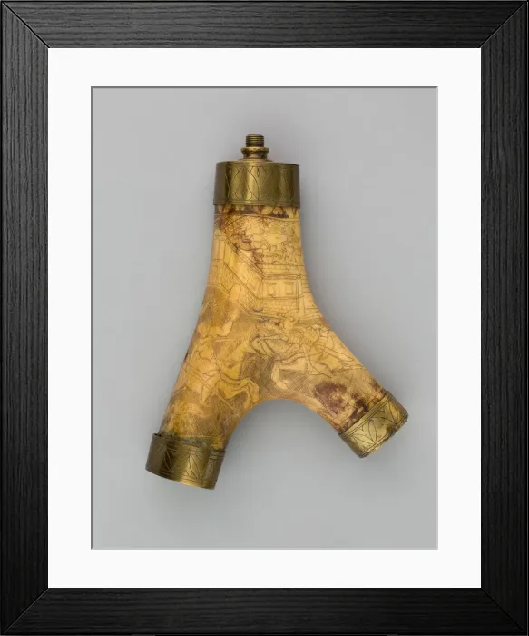 Framed Print : Powder Horn, Germany, 1560. Creator: Unknown Framed Print : Powder Horn, Germany, 1560. Creator: Unknown