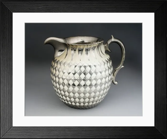 Framed Print : Pitcher, Staffordshire, 1810 / 20. Creator: Staffordshire Potteries Framed Print : Pitcher, Staffordshire, 1810 / 20. Creator: Staffordshire Potteries