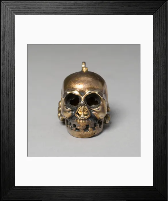 Framed Print : Spice Box Shaped as a Skull, Germany, 17th century. Creator: Unknown Framed Print : Spice Box Shaped as a Skull, Germany, 17th century. Creator: Unknown
