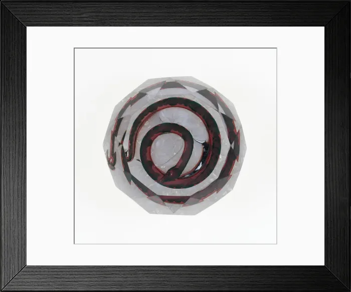 Framed Print : Paperweight, Saint-Louis, c. 1848-55. Creator: Saint-Louis Glassworks Framed Print : Paperweight, Saint-Louis, c. 1848-55. Creator: Saint-Louis Glassworks
